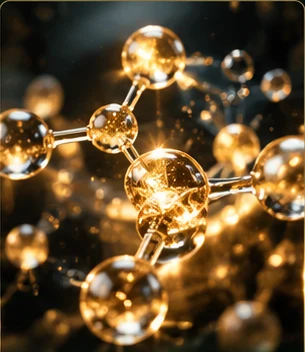 Stylized illustration of peptides ingredient